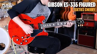 Video thumbnail for No Talking...Just Tones | Gibson ES-335 Figured Sixties Cherry - 205320022 by Peach Guitars