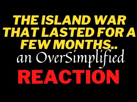 Recky reacts to: The island war that lasted a few months (OverSimplified)