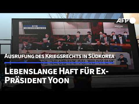 Video Thumbnail: Südkoreas Ex-Präsident Yoon zu lebenslanger Haft verurteilt | AFP