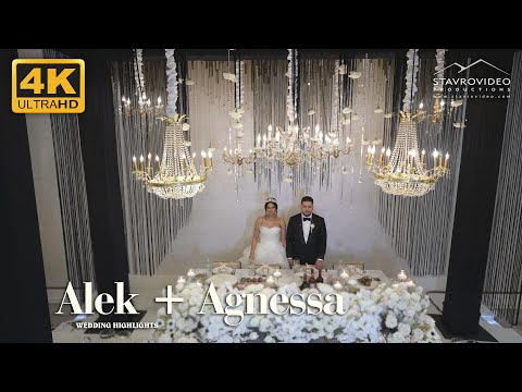 Alek + Agnessa's Wedding 4K UHD Highlights at Grand Venue st Leon Church and Museum of History