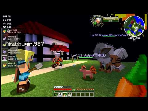 ★ Let's Play Minecraft: Pixelmon Server Ep. 7 Pokemon Party!!