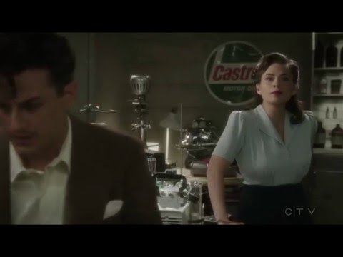 Agent Carter 2x06 scenes:  Peggy and Daniel at Stark's lab