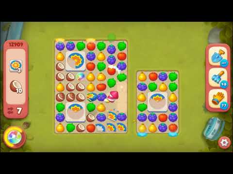 Gardenscapes Level 12909 (Hard) No Boosters SD