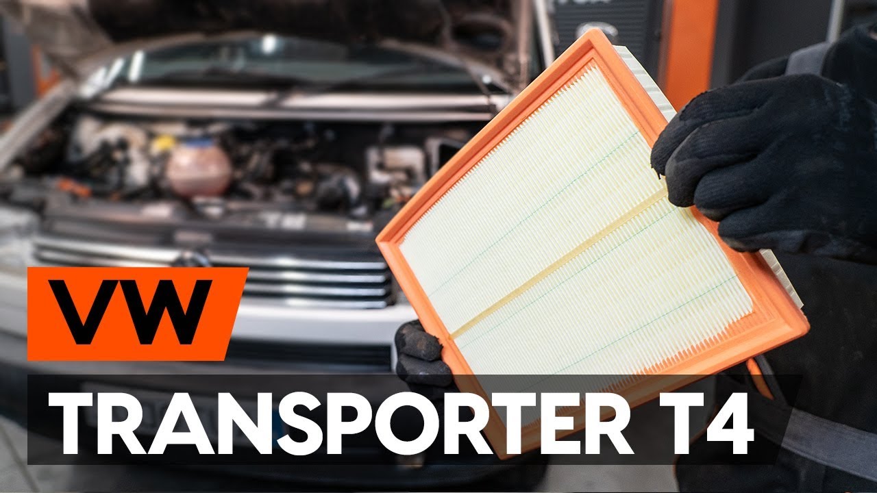 Cum să schimbați: filtru aer la VW Transporter T4 | Ghid de înlocuire
