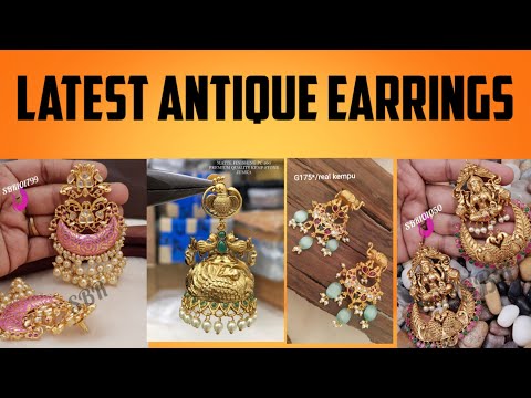 Antique Earrings Collection|| All latest Earrings|| Suji's Collections