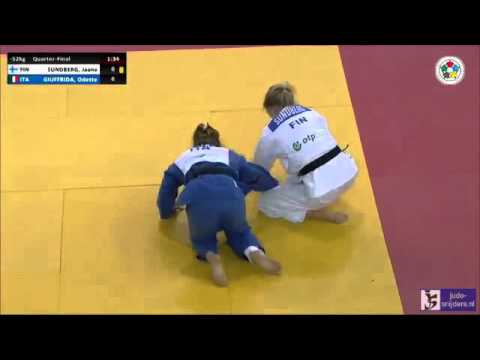 Judo 2014 Grand Prix Budapest: Sundberg (FIN) - Giuffrida (ITA) [-52kg] QF