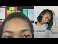 Allergic to Synthetic Hair | Yarn braids on VERY short hair.