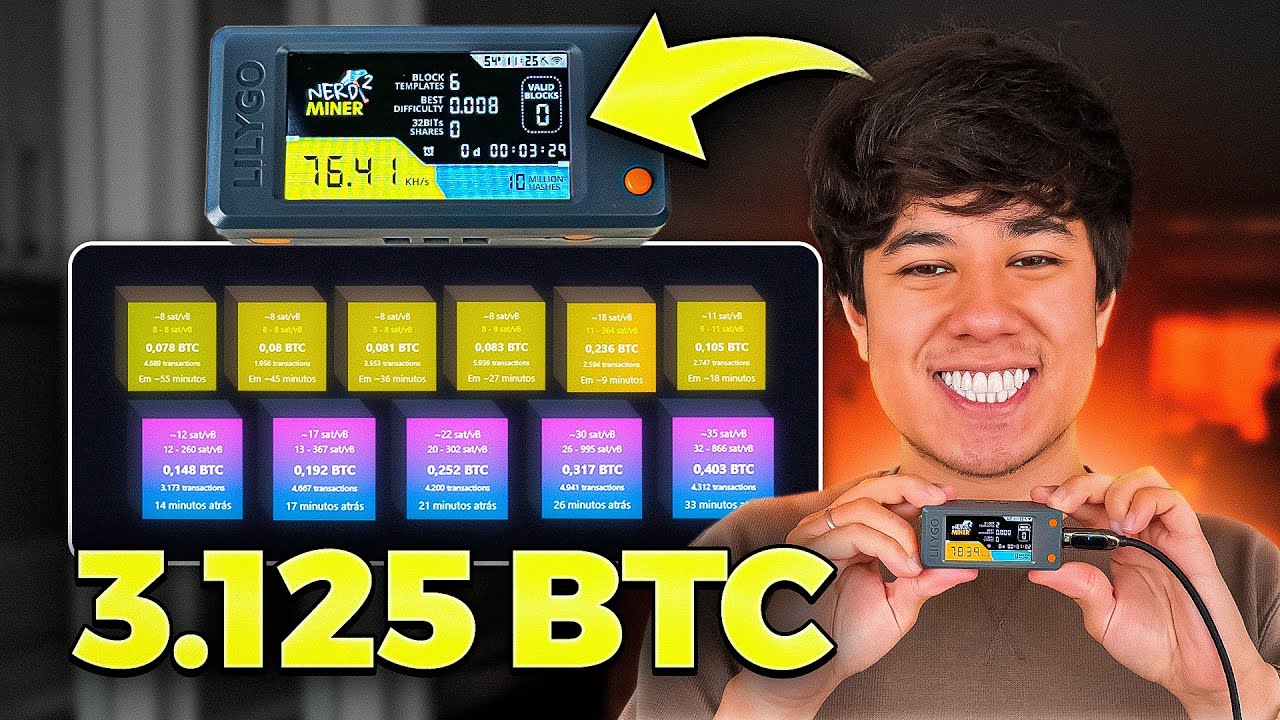 GANHE R$ 1.111.6249,97 COM ESSE APARELHINHO! "Mineração solo de Bitcoin"