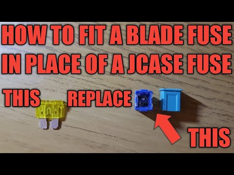 Jcase fuse replaced with a blade fuse how to replace a blown j case fuse