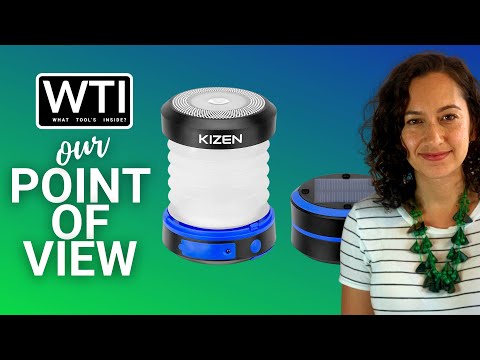 Kizen USB & Solar Power Camping Lights - WTI product video review