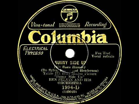 1929 Ben Selvin - Sunny Side Up (Smith Ballew, vocal)