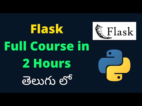 Flask Full Course Telugu || Flask Tutorials in Telugu || Web Development in Telugu || Python