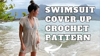 Crochet Beach Cover Up Pattern (Free) + Full Video Tutorial