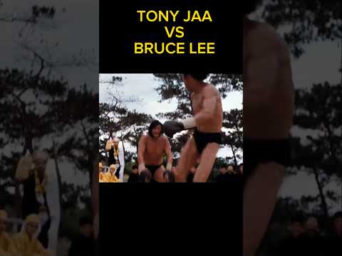 Tony Jaa vs Bruce Lee best fight scene 🔥 #tonyjaa #kungfu #brucelee #muaythai #fight #martialarts