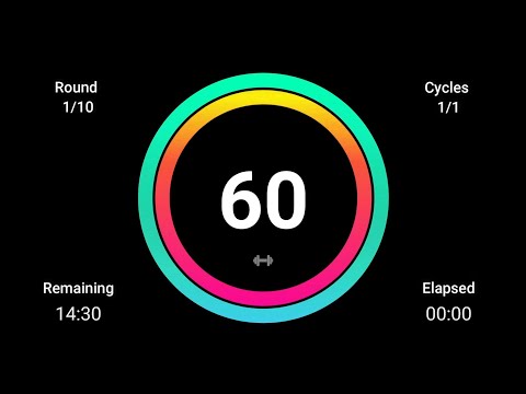 Tabata Timer 60/30 - HIIT Timer 60/30 - Interval Timer 60/30