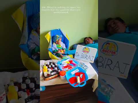 Dr. Biraj is asking to open his mouth but the patient does not understand. #biraj