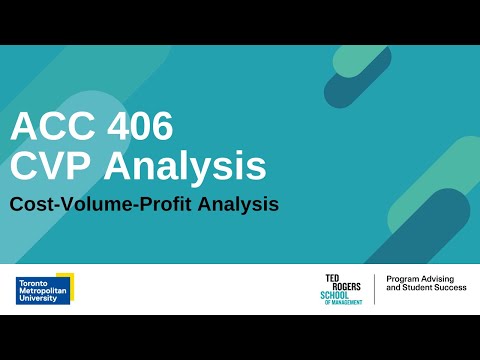 ACC406 -  Cost-Volume-Profit Analysis
