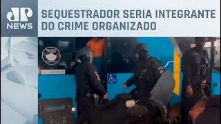 Homem baleado em sequestro de ônibus no RJ passa por cirurgia e está em estado grave