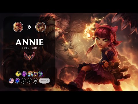 Annie Mid vs Ziggs - NA Grandmaster Patch 12.21
