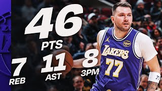 Download lagu Luka Dončić 46-Point Double-Double Leads Lakers to Win in Chicago | January 26, 2026 mp3