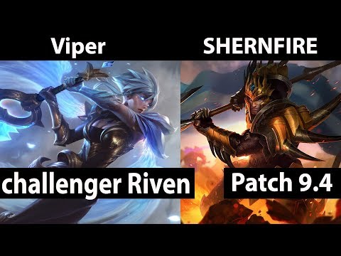 [ Viper ] Riven vs Jarvan [ SHERNFIRE ] Jungle -  Viper Riven Stream Patch 9.4