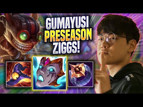 GUMAYUSI TESTING HOW GOOD IS ZIGGS NOW! - T1 Gumayusi Plays Ziggs ADC vs Ezreal! | Preseason 2023