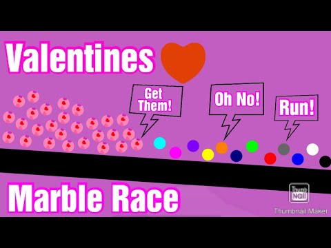 Escape Valentines - Infection Marble Race |250 Subscriber Special| Major League Marble In Algodoo