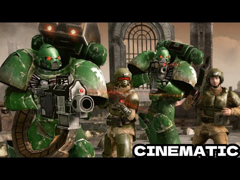 Dark Angels & Imperial Guard vs Tyranids - Men of War: New Warhammer 40k Mod