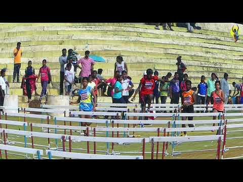 100m hurdles Girls U19 Heat-2