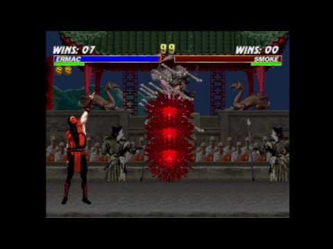 Mortal Kombat Trilogy - All ERMAC Fatalities
