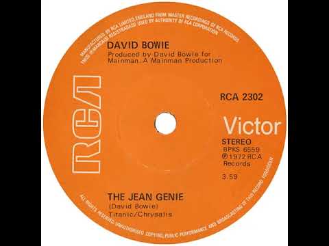 UK New Entry 1972 (236) David Bowie - The Jean Genie