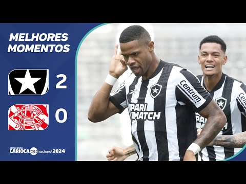 BOTAFOGO 2 X 0 BANGU - MELHORES MOMENTOS - CARIOCA BETNACIONAL 2024
