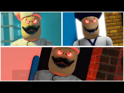 Escape the pizzeria (SCARY OBBY) All JUMPSCARES