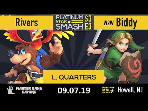 PSS S3:E3 - Rivers (Banjo) Vs. W2W | Biddy (Young Link, Snake) - L Quarterfinals
