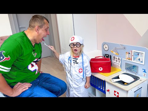 НИКА СДЕЛАЛА ПАПЕ ПРОВЕРКУ ЗДОРОВЬЯ. СОФУНЬЯ ШАЛУНЬЯ