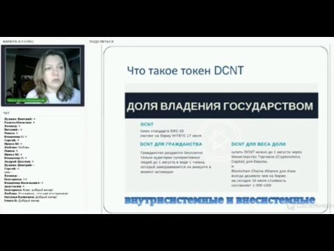 Что такое токен DCNT в государстве DECENTURION