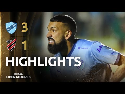 Gols e lances de Bolívar x Athletico Paranaense
