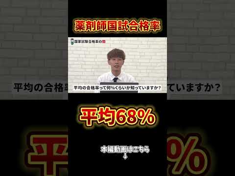 薬学科 【薬剤師国家試験】平均合格率は知ってる？