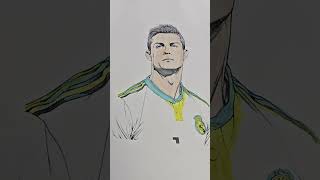 Ronaldo sketche Drawing asmr sound #ronaldo #sketch #asmrsound #asmr #satisfying #unitedkingdom