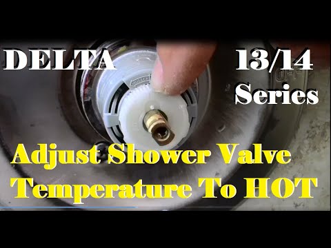 ADJUST HOT FOR DELTA VALVE