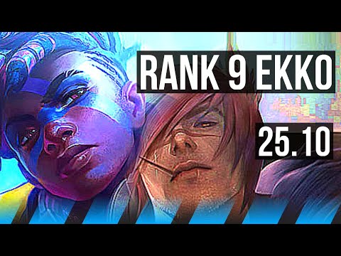 EKKO vs SETT (MID) | 14/0/0, 7 solo kills, Legendary, Rank 9 Ekko | KR Challenger | 25.10
