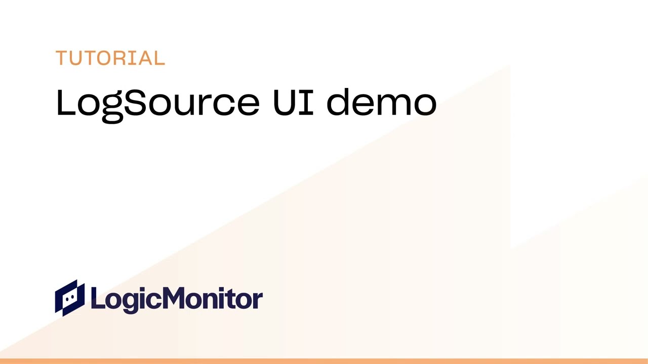 LogicMonitor LogicSource UI