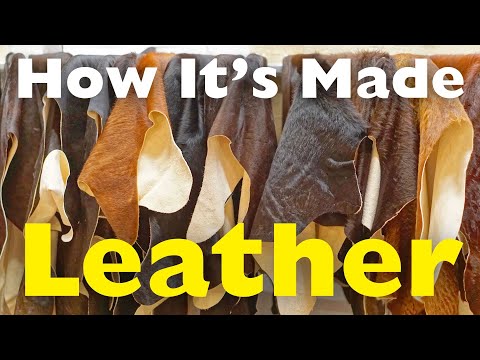 Dark brown aniline finished leather