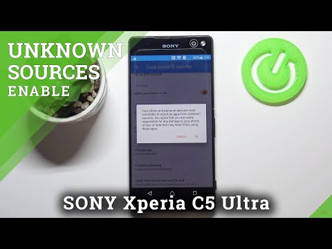 How to Enable Unknown Sources in SONY Xperia C5 Ultra – Allow App Installation