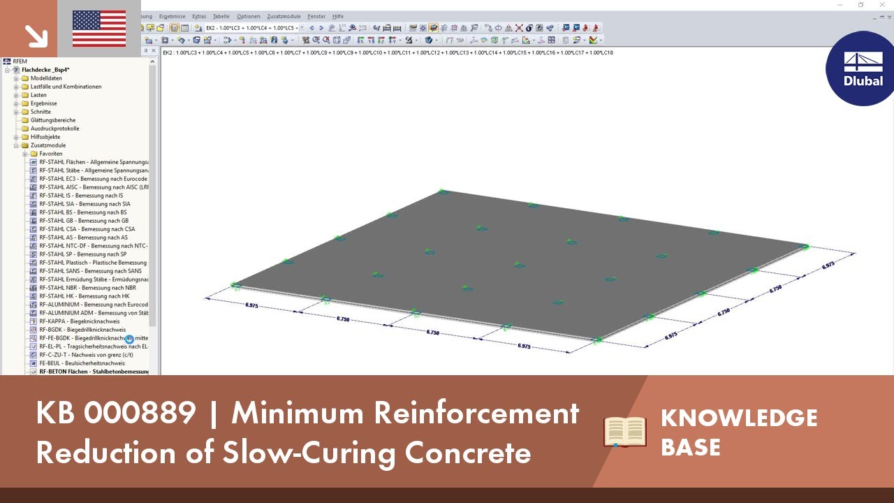 KB 000889 | Minimum Reinforcement Reduction of Slow-Curing Concrete