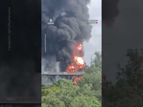 Panama bridge closed after deadly tanker truck fire incident