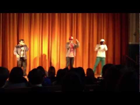 Sammy G, MC² and Big Boi beatboxing and rapping at Kungsholmen!