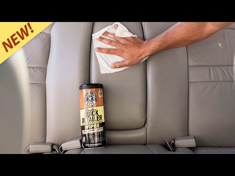 Introducing the NEW Leather Quick Detailer Wipes!