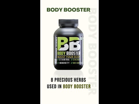 Ingredients of Pharma Science Best Ayurvedic muscle gain Medicine : Body Booster #bodybuilding