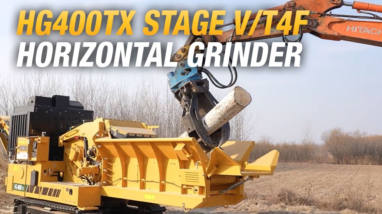 Introducing the Vermeer HG400TX Stage V/T4F horizontal grinder